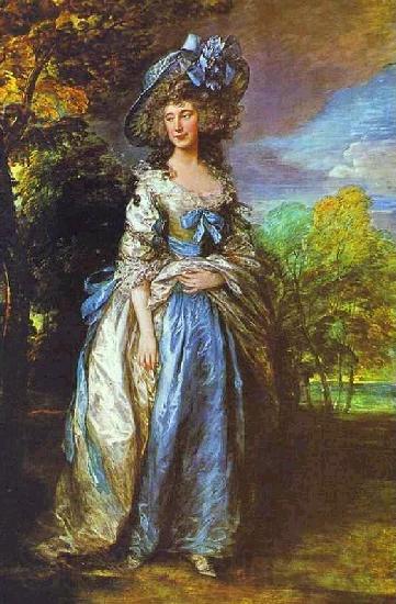Thomas Gainsborough Lady Sheffield Norge oil painting art